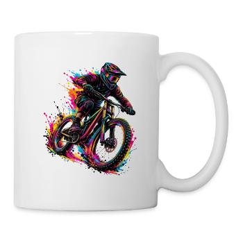 Color_biker - Tasse - Weiß - Rechts