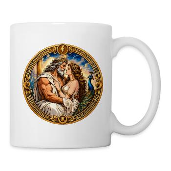 Zeus und Hera - Tasse - Weiß - Rechts