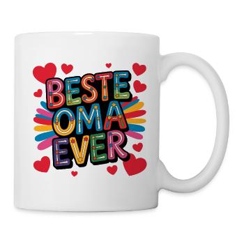 Best Oma Ever - Tasse - Weiß - Rechts