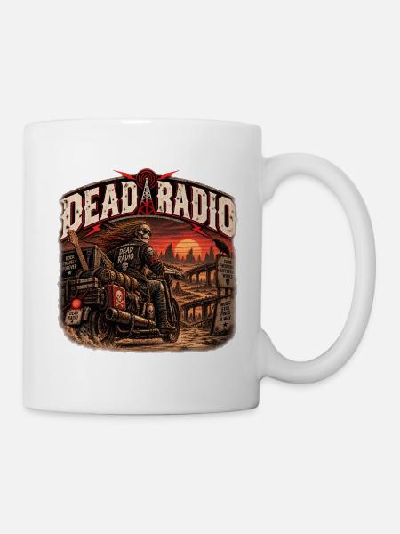 TOTES RADIO | Fahrt auf die letzte Frequenz - Tasse - Weiß