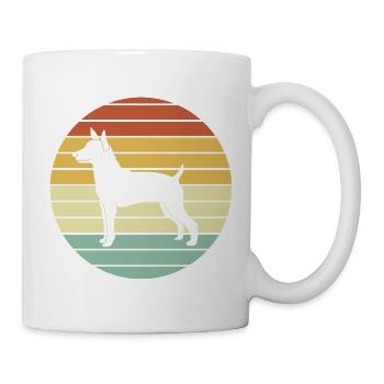 Rat Terrier - Tasse - Weiß - Rechts