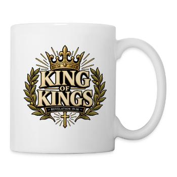 Jesus, König der Könige  - Tasse - Weiß - Rechts
