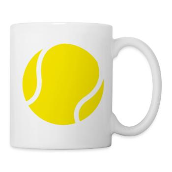 Tennis-ball - Tasse - Weiß - Rechts