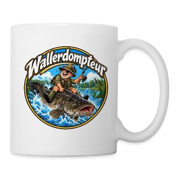 Waller Angeln - Tasse - Weiß - Rechts