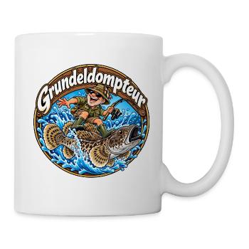 Grundeljäger - Tasse - Weiß - Rechts