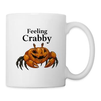 Feeling Crabby Halloween-Pumpkin - Tasse - Weiß - Rechts