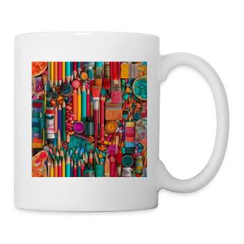 Shiny Burst Werkstatt - Tasse - Weiß - Rechts