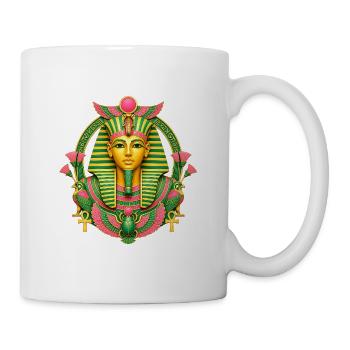 Pharao Smaragd – Ägypten Gold - Tasse - Weiß - Rechts