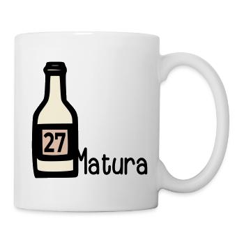Matura 2027 Feier - Tasse - Weiß - Rechts