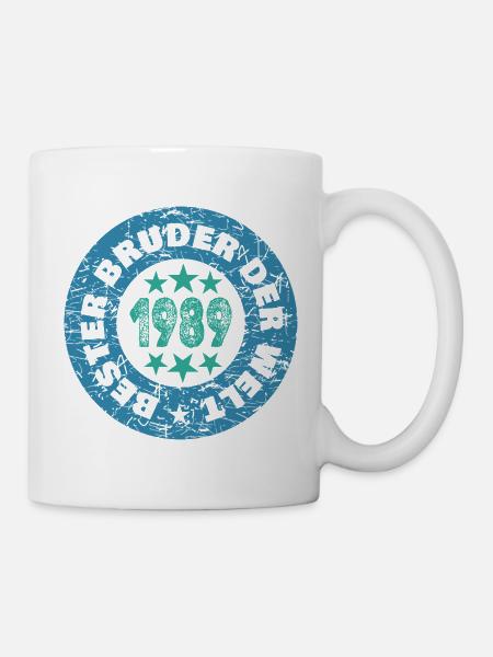Geschwister 1989 - Tasse - Weiß