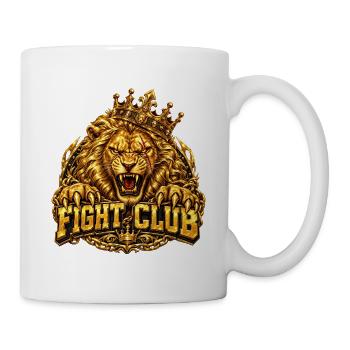 Löwe Fight Club - Tasse - Weiß - Rechts