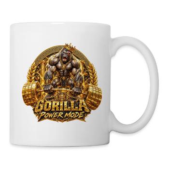 Gorilla Workout Bodybuilding - Tasse - Weiß - Rechts