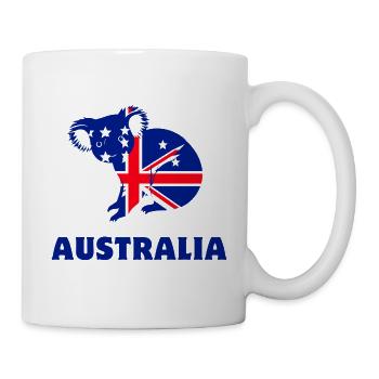 Australien-Koala - Tasse - Weiß - Rechts