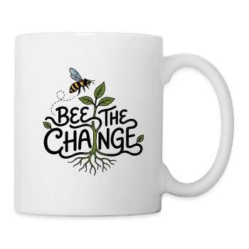 Biene Die Veränderung – Biene und Ökologie - Tasse - Weiß - Rechts