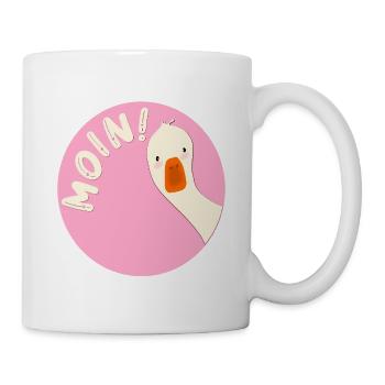 Gans Moin - Tasse - Weiß - Rechts