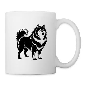 Finnischer Lapphund - Tasse - Weiß - Rechts