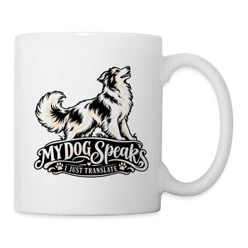 Hundeübersetzer - Tasse - Weiß - Rechts