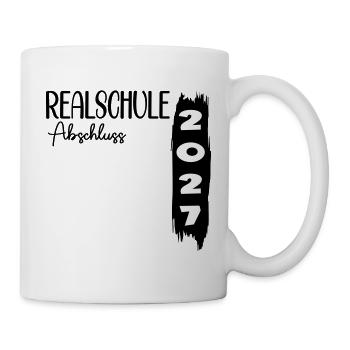 Realschule 2027 Abschluss - Tasse - Weiß - Rechts