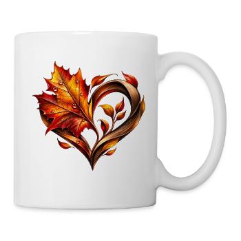 Herbstmensch - Tasse - Weiß - Rechts