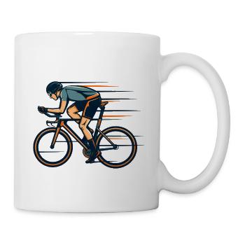 Straßenräder - Tasse - Weiß - Rechts