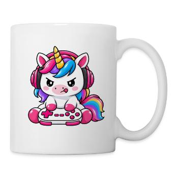 Cute_gaming_unicorn - Tasse - Weiß - Rechts