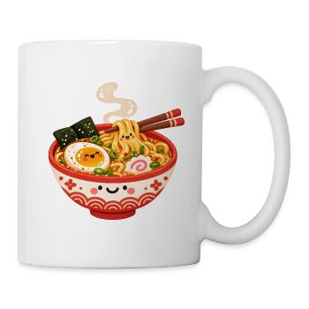 Kawaii Ramen Glücksschüssel - Tasse - Weiß - Rechts