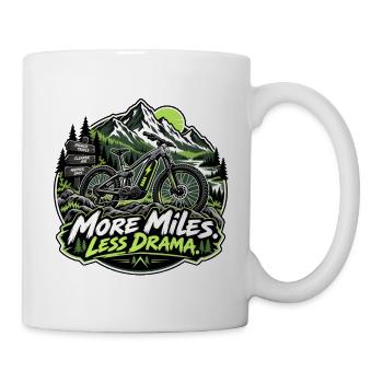 E-Bike Touren - Tasse - Weiß - Rechts