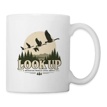 Schau nach oben - Tasse - Weiß - Rechts