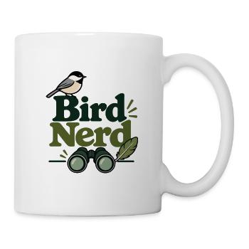 Vogel-Nerd - Tasse - Weiß - Rechts