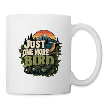 Nur noch ein Vogel - Tasse - Weiß - Rechts