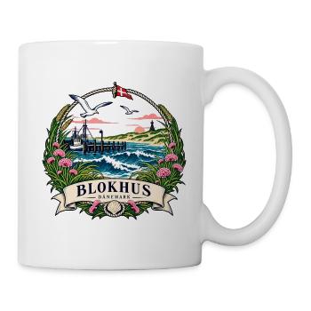 Blokhus Küstenidylle - Tasse - Weiß - Rechts