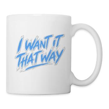 I Want It That Way - Backstreet 2026 - Tasse - Weiß - Rechts