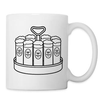 Kölschkranz – Kölsch Stangen Köln - Tasse - Weiß - Rechts