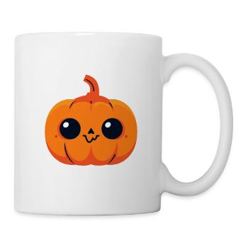 Cute Kawaii Pumpkin - Tasse - Weiß - Rechts