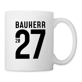Bauherr 2027 - Tasse - Weiß - Rechts