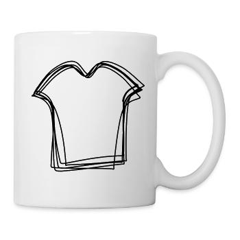 Trikot handgezeichnet - Tasse - Weiß - Rechts