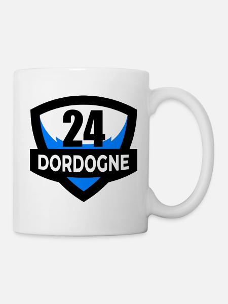24 Dordogne - Tasse - Weiß