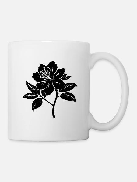 Azaleenblüte - Tasse - Weiß