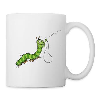 Hungry_Caterpillar - Tasse - Weiß - Rechts