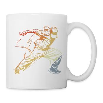 Vintage Breakdancer - Tasse - Weiß - Rechts