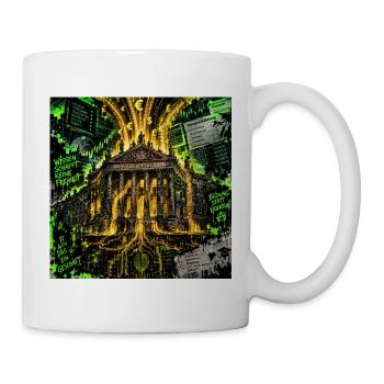 Geistige Freiheit finanzieren 💡 - Tasse - Weiß - Rechts