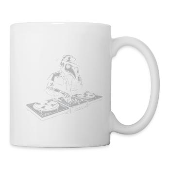 Dark Vibes Plague Doctor DJ - Tasse - Weiß - Rechts