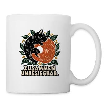 Zusammen unbesiegbar - Tasse - Weiß - Rechts