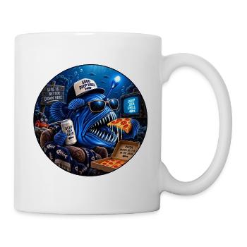 "Life is better down here" - Tasse - Weiß - Rechts