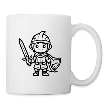 Baby Knight - Tasse - Weiß - Rechts