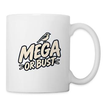 Mega oder Vollgas - Tasse - Weiß - Rechts