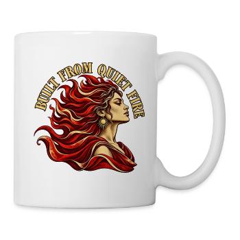 Stilles Feuer - Tasse - Weiß - Rechts