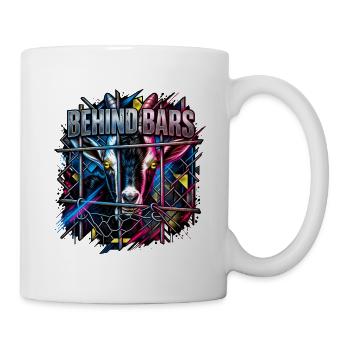 Ziege Hinterbars Neon - Tasse - Weiß - Rechts