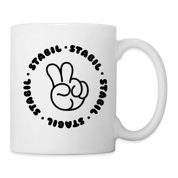 STABIL - PEACE - Tasse - Weiß - Rechts