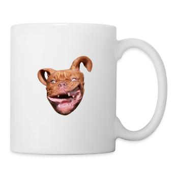 Bordeaux Dogge Willow  - Tasse - Weiß - Rechts